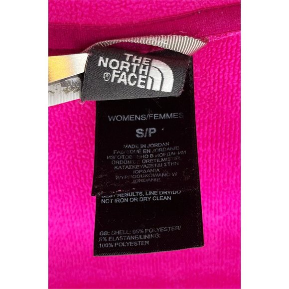 The North Face Women's Small Pink Agave Jacket Full Zip Sweater Fleece Lined - Picture 4 of 5